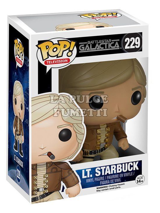 BATTLE STAR GALACTICA: LT. STARBUCK - VINYL FIGURE # 229 - POP FUNKO